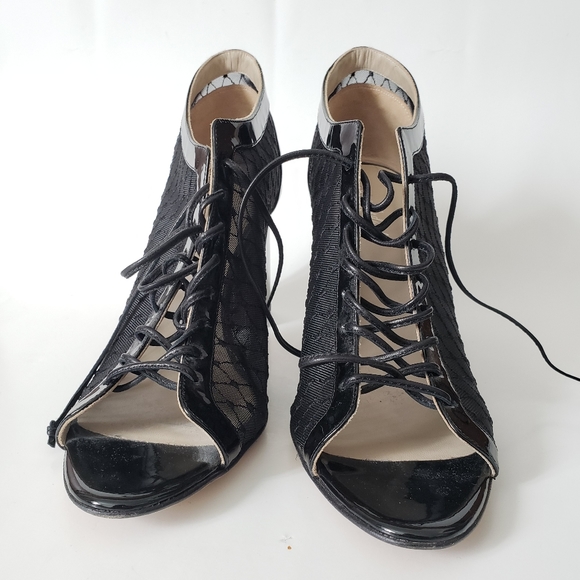 Jessica Bedard | Open-toe Lace-up Boots - Picture 4 of 13